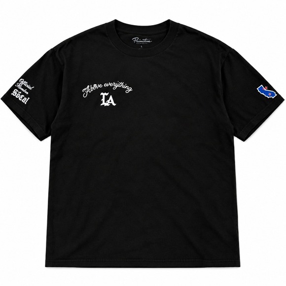 Primitive Skateboarding Other - Primitive Skateboarding Mens LA World Champions Cherub Graphic T-Shirt Black M